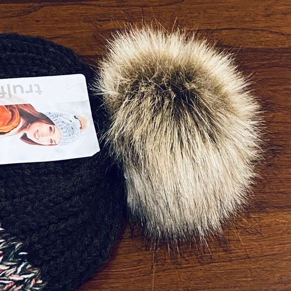 🌟2xHP🌟WARM Brown Cable Knit Beanie by trufit OS - Picture 3 of 8